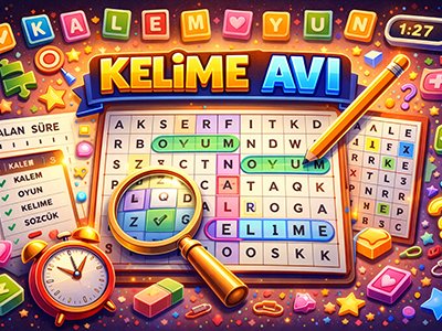 Kelime Avı Oyunu - Harf Bulmaca Görseli