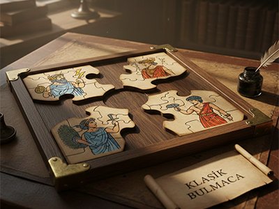 Klasik Bulmaca Oyunu - Puzzle Parçaları Görseli