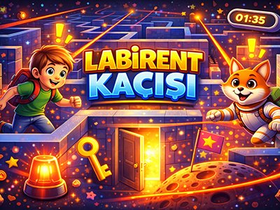 Labirent Kaçışı Oyunu - Labirent ve Tuzak Görseli